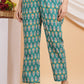 House of RP Women Green Cotton casual Trouser | Swadesiicart
