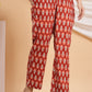 House of RP Women Maroon Cotton casual Trouser | Swadesiicart