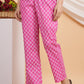 House of RP Women Pink Cotton casual Trouser | Swadesiicart
