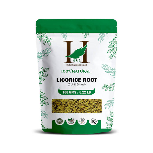 H&C Herbal Licorice Cut & Shifted Herbal Tea Ingredient - Just Jaivik