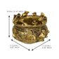 eCraftIndia Gold-Toned Handcrafted Brass Auspicious Nandi Kalash for Religious Offerings | Swadesiicart