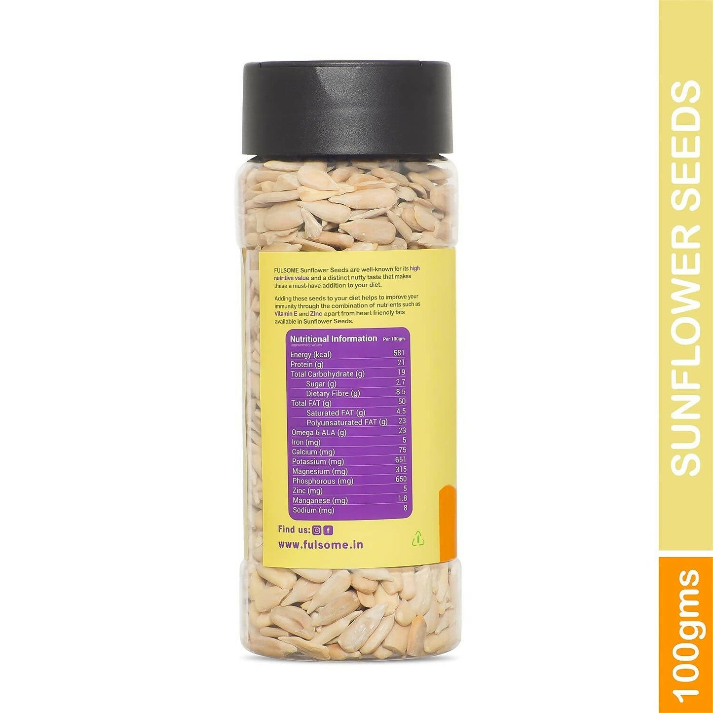 Fulsome Raw Sunflower Seeds - Swadesiicart