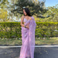 Vamsee Samriddhi Purple Organza Saree - Swadesiicart