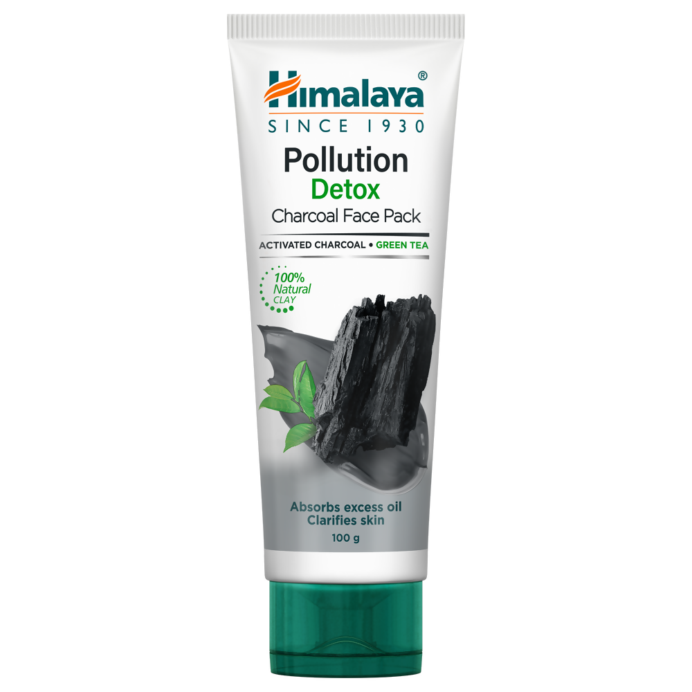 Himalaya Herbals Pollution Detox Charcoal Face Pack - Swadesiicart