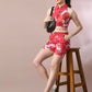 Myshka Women's Multi Printed Shirt Collar Party Top With Shorts Co-ord set - Swadesiicart