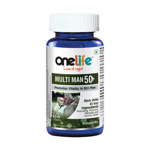 Onelife Multi Vitamin For 50+ Men Tablets | Swadesiicart