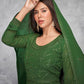 Myra Beautiful Green Georgette Embroidered Anarkali Suit | Swadesiicart