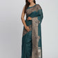 Shree Shyam Fashion Linen Cotton Sea Green Saree