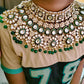 Jewel City Royal Kundan Bridal Choker Necklace Set with Maang Tikka and Earrings | Swadesiicart