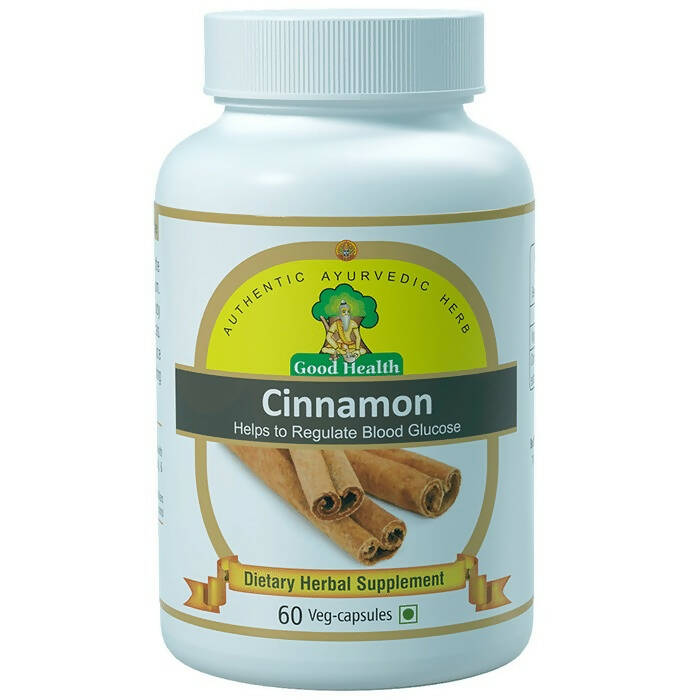 Sushrut Ayurved Good Health Cinnamon Veg Capsules - Sushrut Ayurved