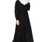 Bashariya Simple Abaya With Gather On Waistline