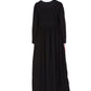 Bashariya Simple Abaya With Gather On Waistline