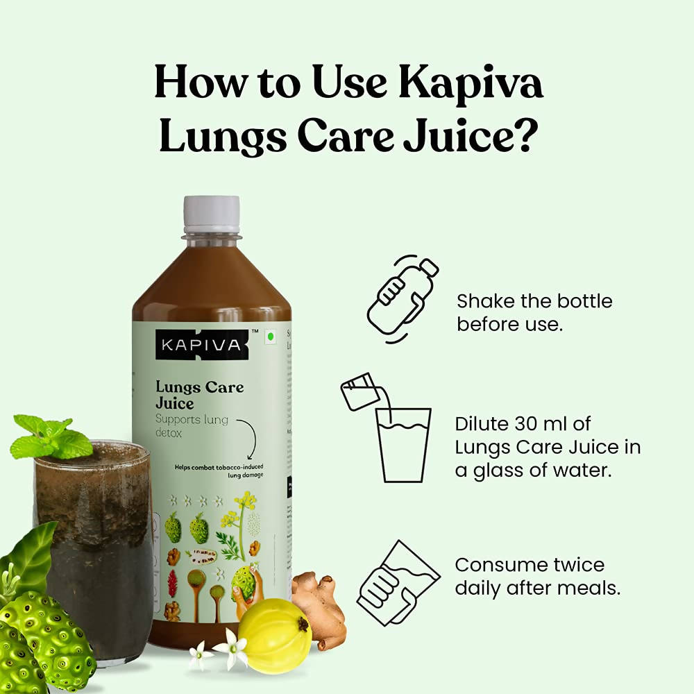 Kapiva Ayurveda Lungs Care Juice | Swadesiicart