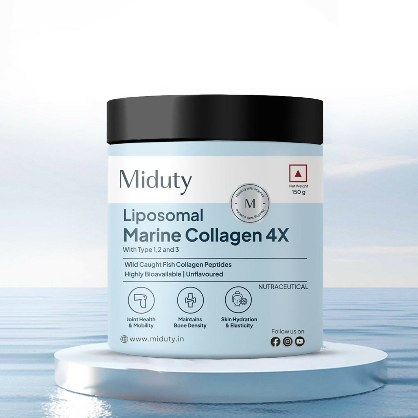 Miduty by Palak Notes Marine Collagen 4X | Swadesiicart