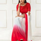 Amodini Designer Studio Women's Banarsi Brocade Red Blouse