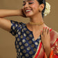 Ruby Raang Golden Choker with Round Studs | Swadesiicart