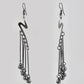 VOJ Women Rhodium-Plated Drop Chain Earrings Stainless Steel Drops & Danglers - Swadesiicart