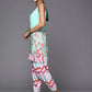Ahalyaa Women Blue Floral Printed Kurta with Patiala & With Dupatta | Swadesiicart