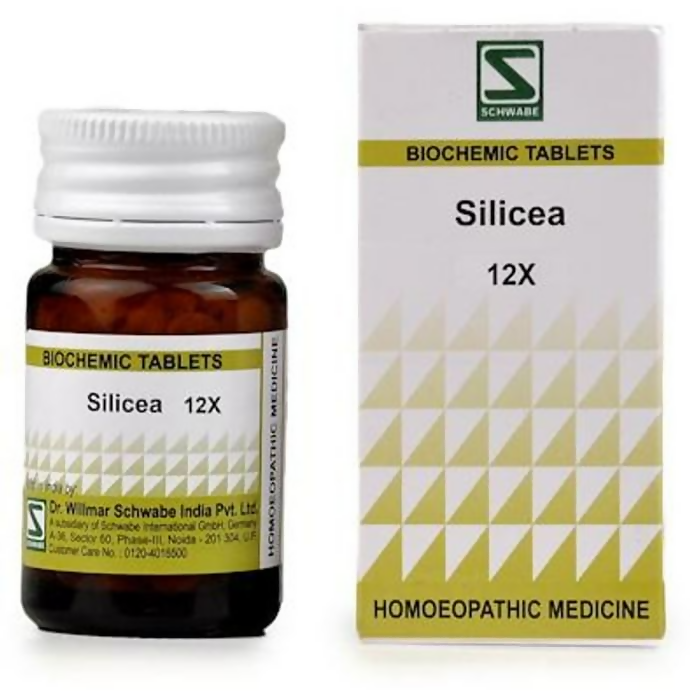 Dr. Willmar Schwabe India Silicea Biochemic Tablets - Swadesiicart