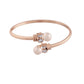 Stylish Rose Gold-Polished Cubic Zirconia American Diamond Adjustable Bracelet For Women & Girls - Wahe Jewels - Swadesiicart