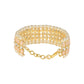 Gold-Polished Traditional Ethnic Adjustable Bracelet For Women & Girls - Wahe Jewels - Swadesiicart