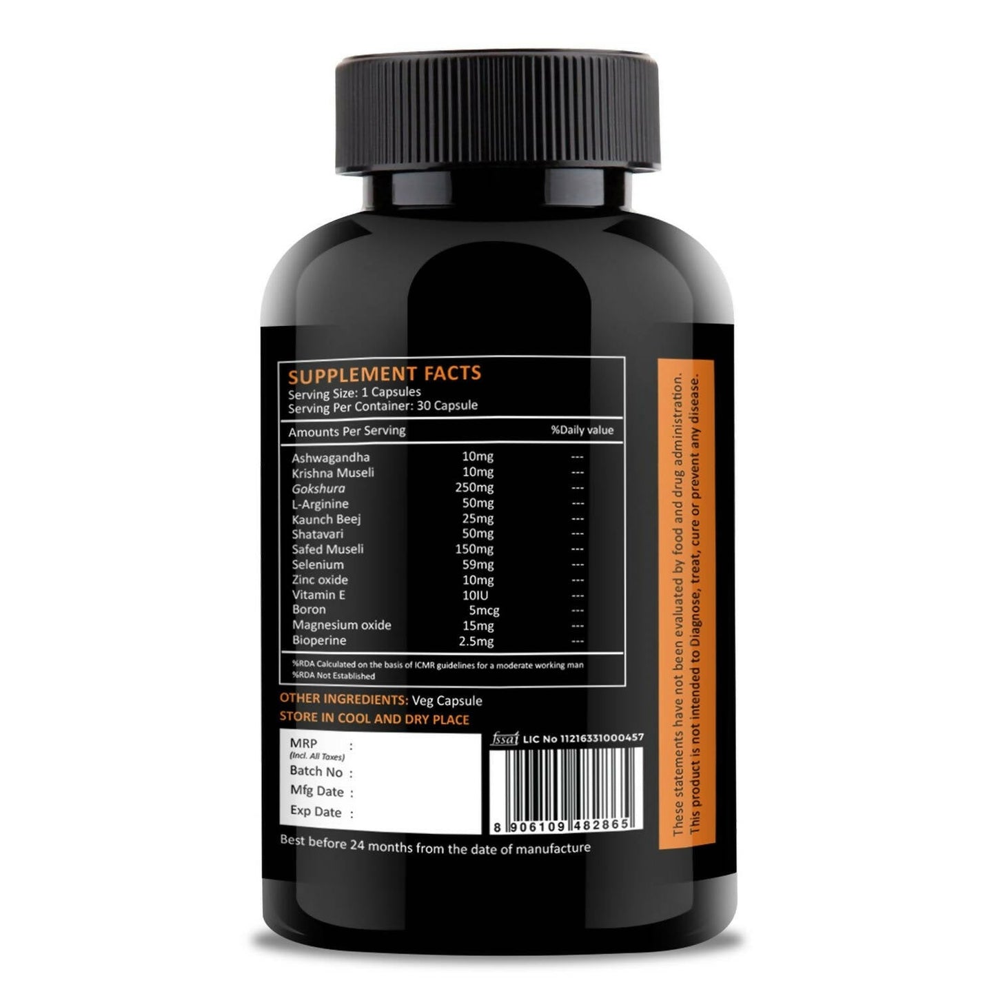 Nutracology Viromex Capsules For Strength, Stamina & Energy | Swadesiicart