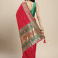 Shree Shyam Fashion Silk Blend Maroon Saree