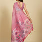 Aastha Fashion Pink Chanderi Cotton Silk Printed Saree