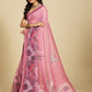 Aastha Fashion Pink Chanderi Cotton Silk Printed Saree