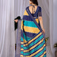 Aastha Fashion Multi Soft Lichi Silk Printed Saree