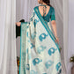 Aastha Fashion Multi Soft Lichi Silk Printed Saree
