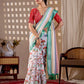 Aastha Fashion Multi Soft Linen Cotton Printed Saree