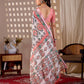 Aastha Fashion Multi Soft Linen Cotton Printed Saree