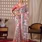 Aastha Fashion Multi Soft Linen Cotton Printed Saree