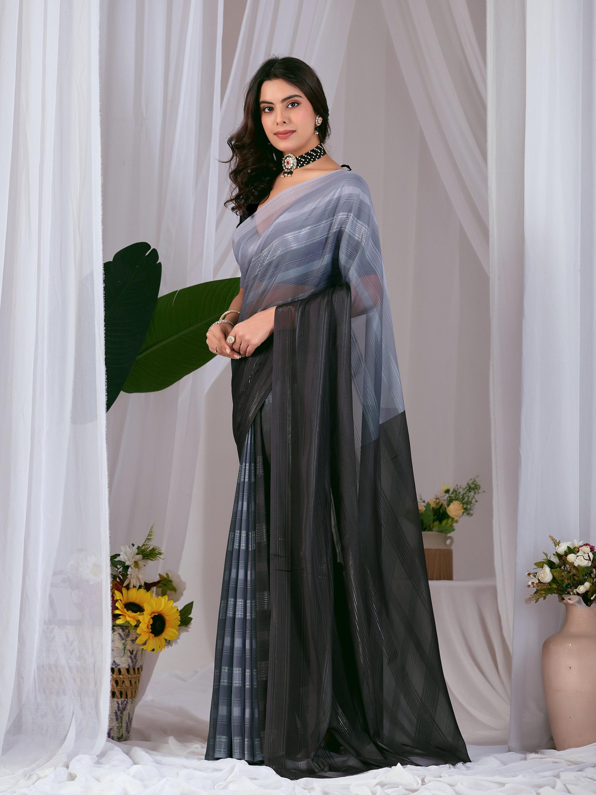Aastha Fashion Multi Monsoon Printed Saree