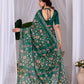 Aastha Fashion Green Monsoon Printed Saree