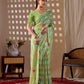 Aastha Fashion Pista Monsoon Printed Saree