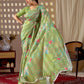 Aastha Fashion Pista Monsoon Printed Saree