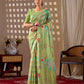 Aastha Fashion Pista Monsoon Printed Saree