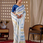 Aastha Fashion White Monsoon Printed Saree