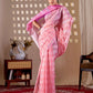 Aastha Fashion Pink Monsoon Printed Saree