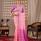 Aastha Fashion Pink Monsoon Printed Saree