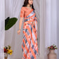 Aastha Fashion Multi Soft Satin Georgette Printed Saree