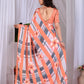 Aastha Fashion Multi Soft Satin Georgette Printed Saree