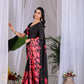 Aastha Fashion Multi Soft Satin Georgette Printed Saree