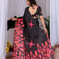 Aastha Fashion Multi Soft Satin Georgette Printed Saree