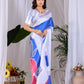 Aastha Fashion Multi Soft Satin Georgette Printed Saree