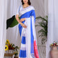 Aastha Fashion Multi Soft Satin Georgette Printed Saree