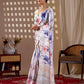 Aastha Fashion Multi Soft Satin Georgette Printed Saree