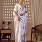Aastha Fashion Multi Soft Satin Georgette Printed Saree